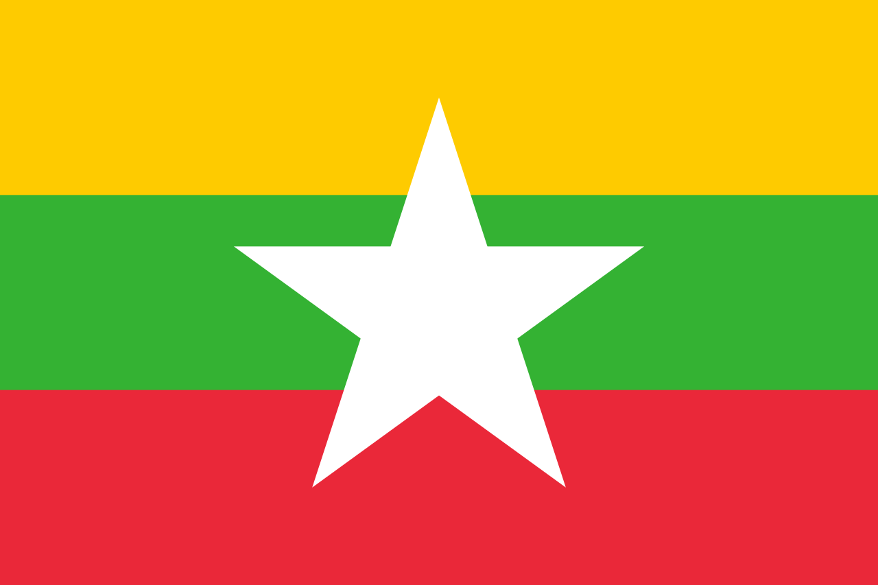 Flag Of Myanmar (Burma)